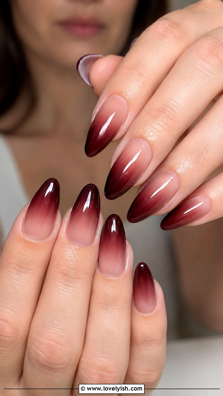 Silver Glitter Ombre French Nails - 50 ombre french nails - 50 ombre french nails