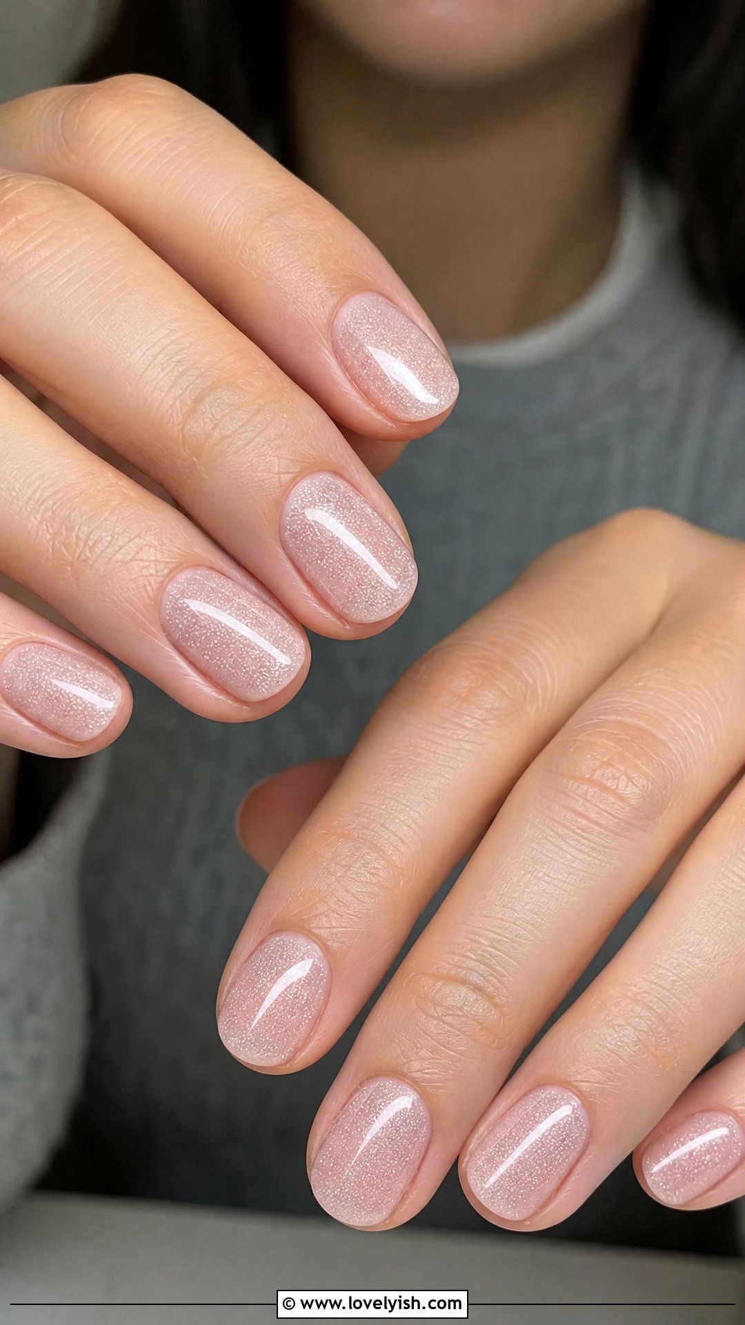 Silver Stardust Sheer Nails - 50 silver nails - 50 silver nails