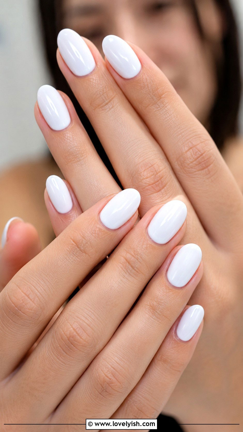 Simple White Nails - 50 trendy simple nail designs - 50 trendy simple nail designs