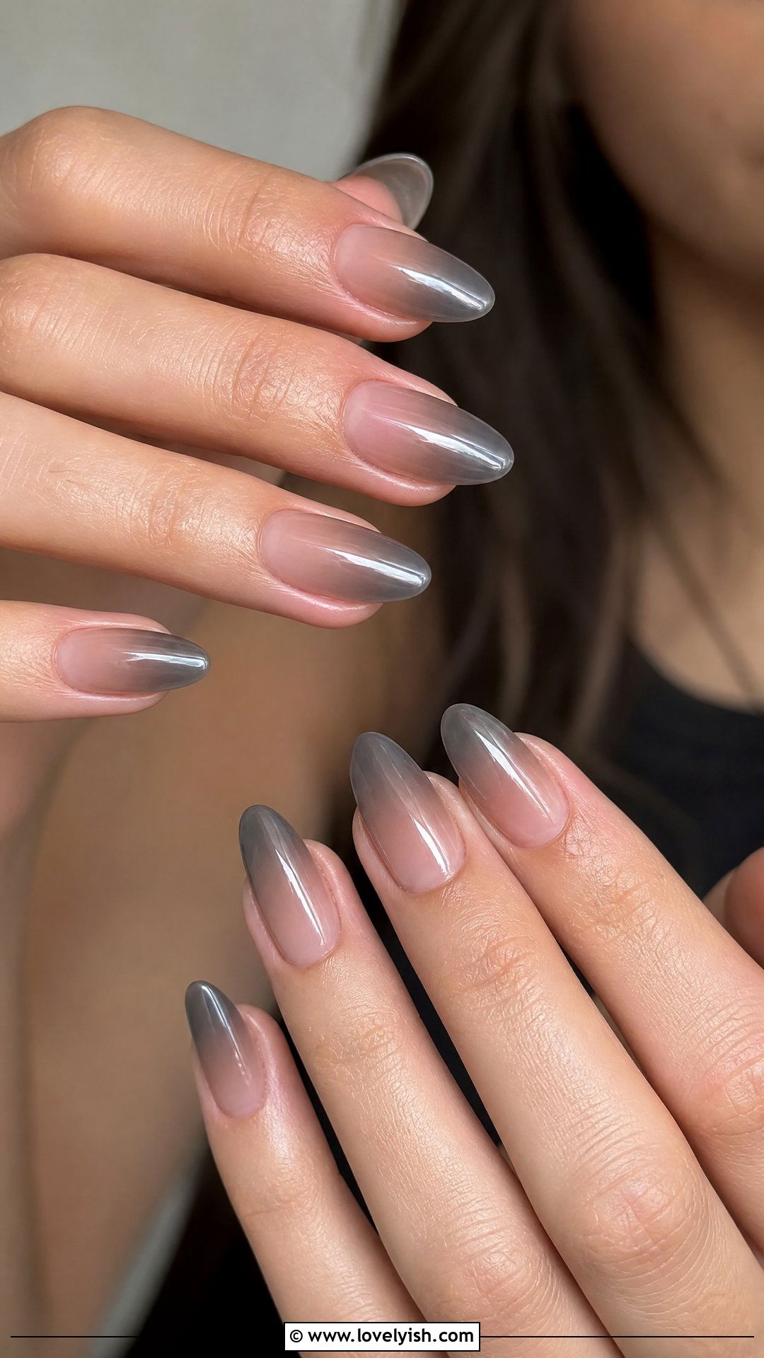 Smokey Gradient French Tips - 50 minimalist french tips - 50 minimalist french tips