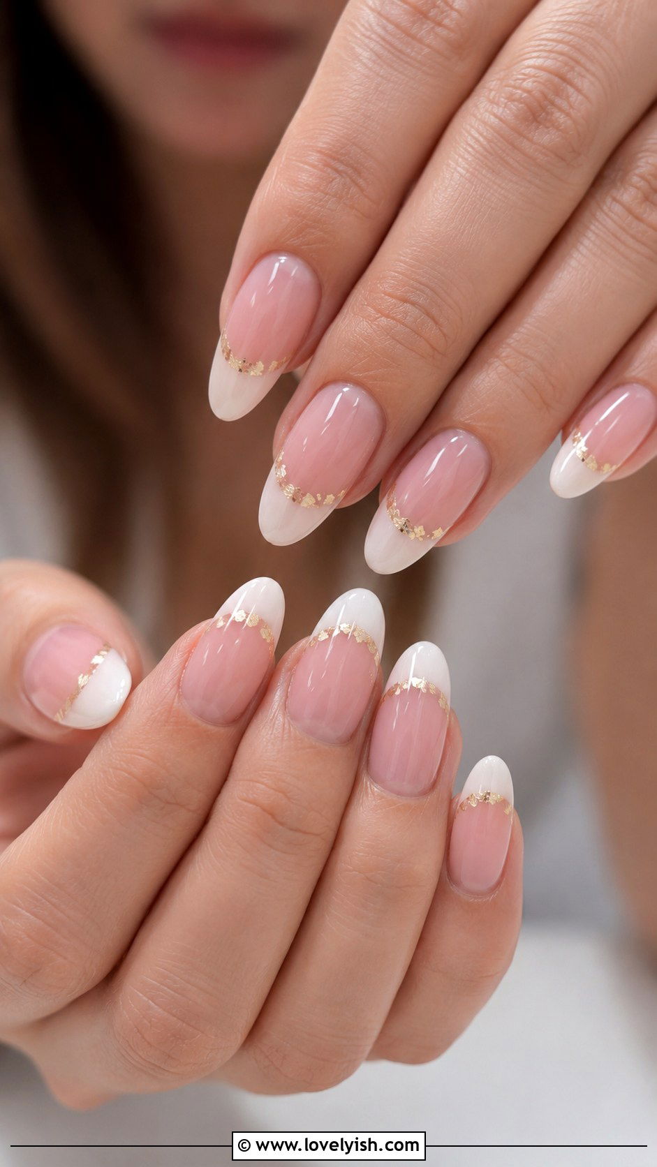 Smokey Gray Ombre French Nails - 50 ombre french nails - 50 ombre french nails