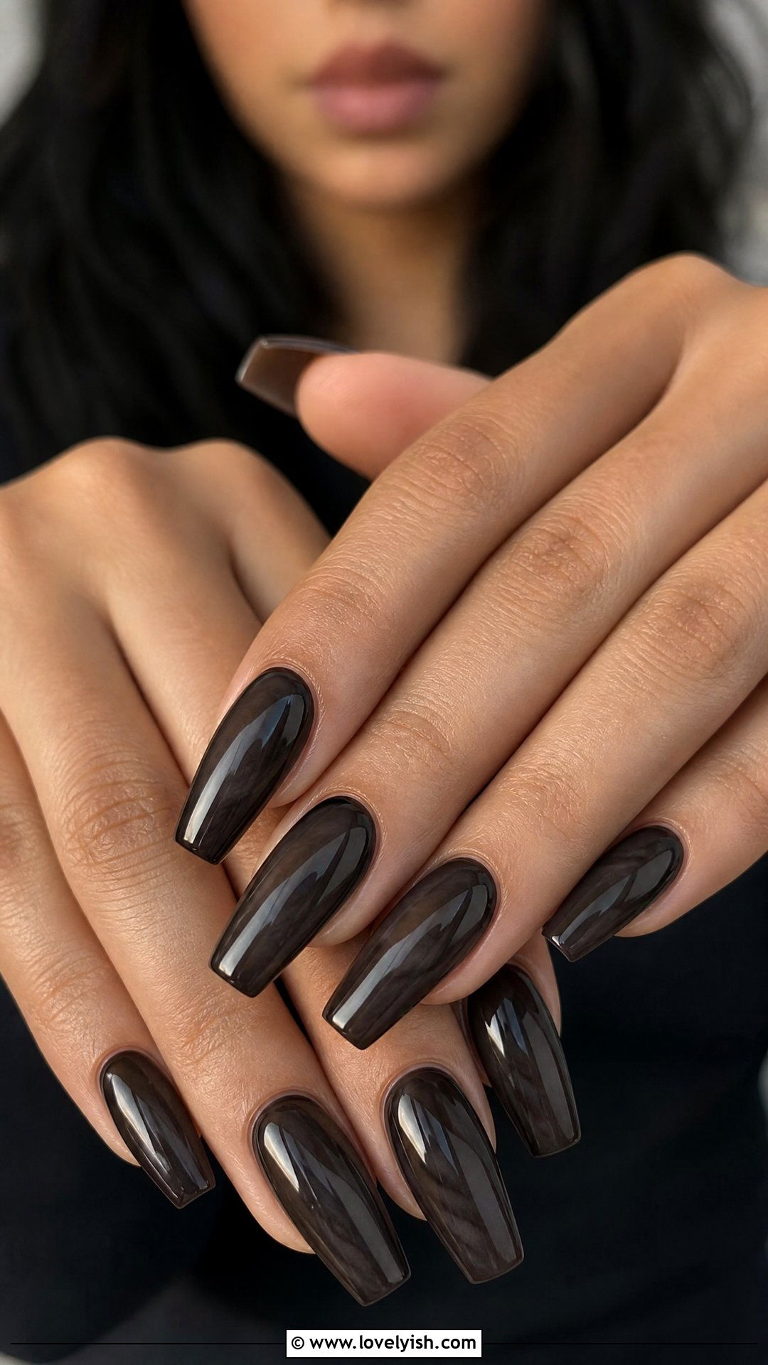 Smoky Espresso Nails - 50 sophisticated nails - 50 sophisticated nails