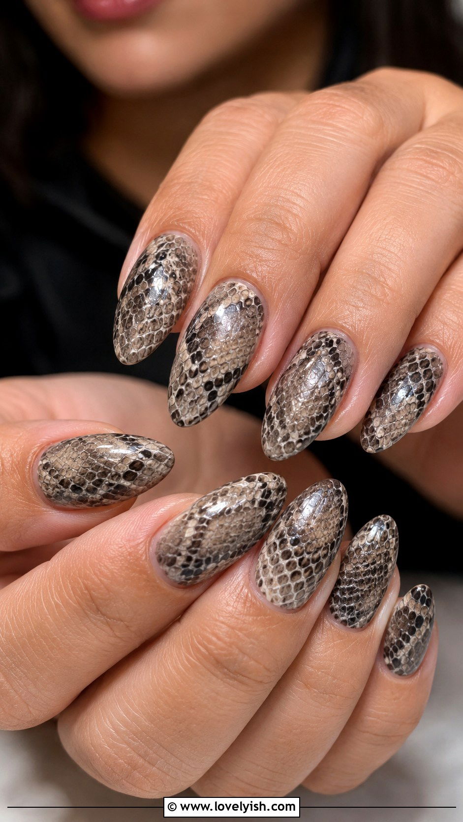 Snake Skin Texture Press On Nails - 50 press on nails - 50 press on nails