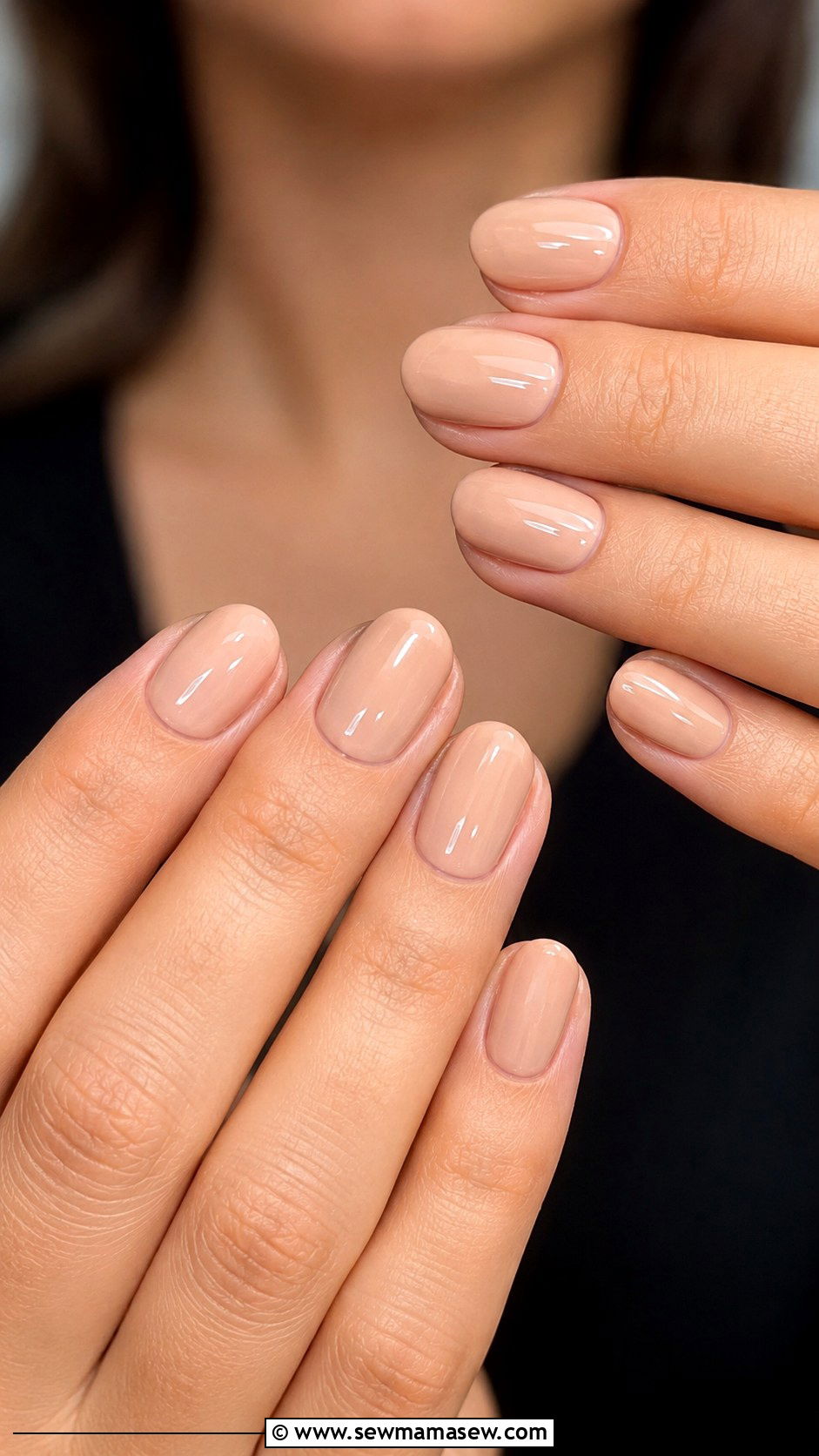Soft Beige Minimalist Gel Nails - 50 gel polish - 50 gel polish