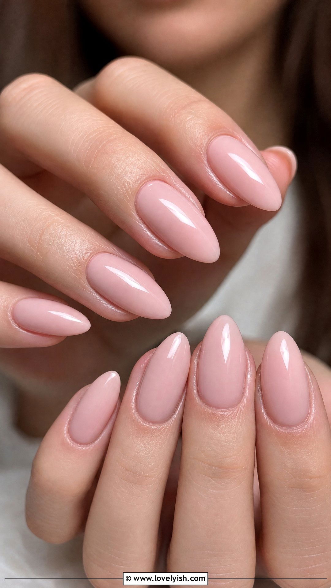 Soft Blush Pink Almond Nails - 50 classy pink nails - 50 classy pink nails