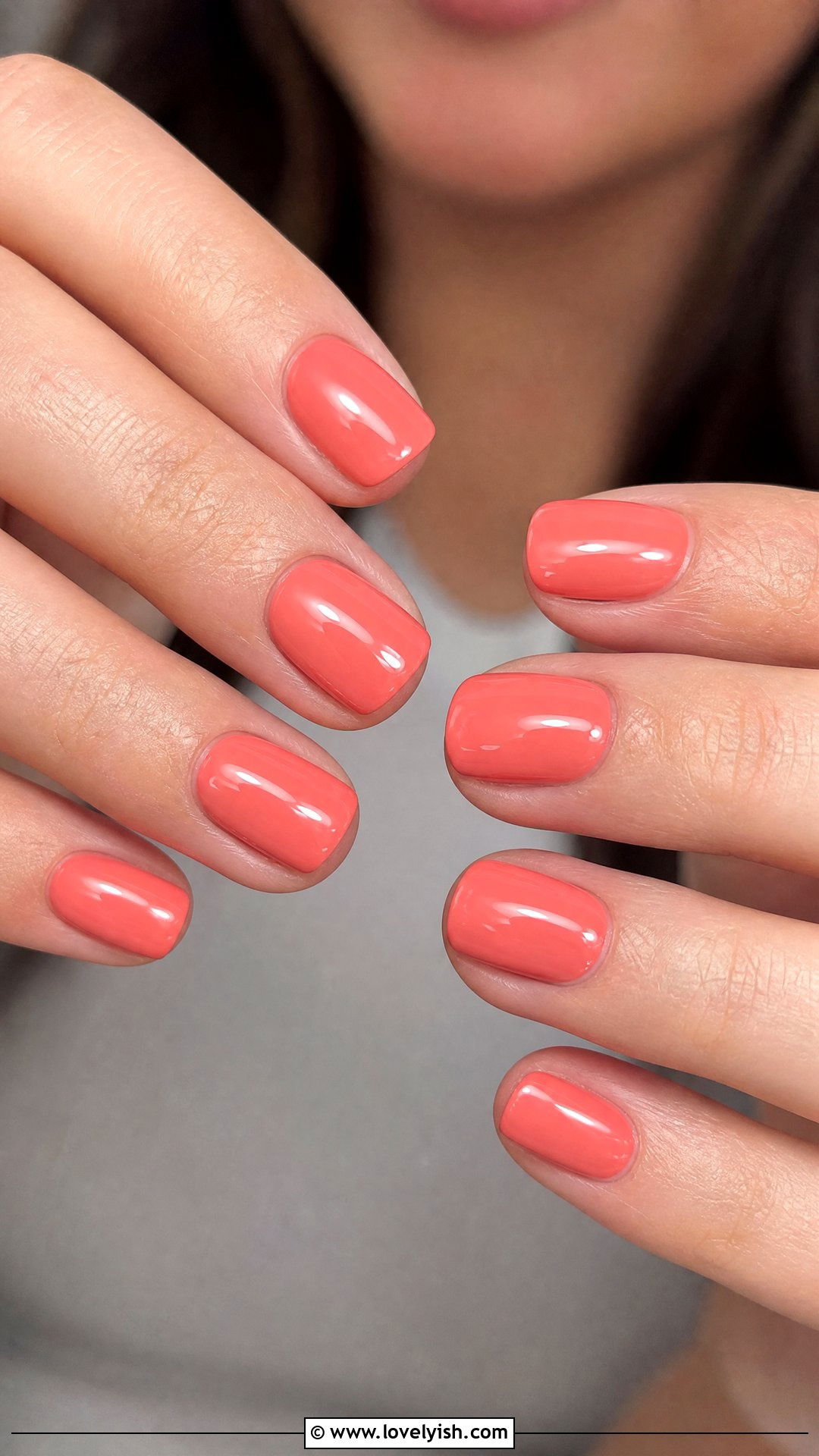 Soft Coral Nails - 41 nail design simple - 41 nail design simple