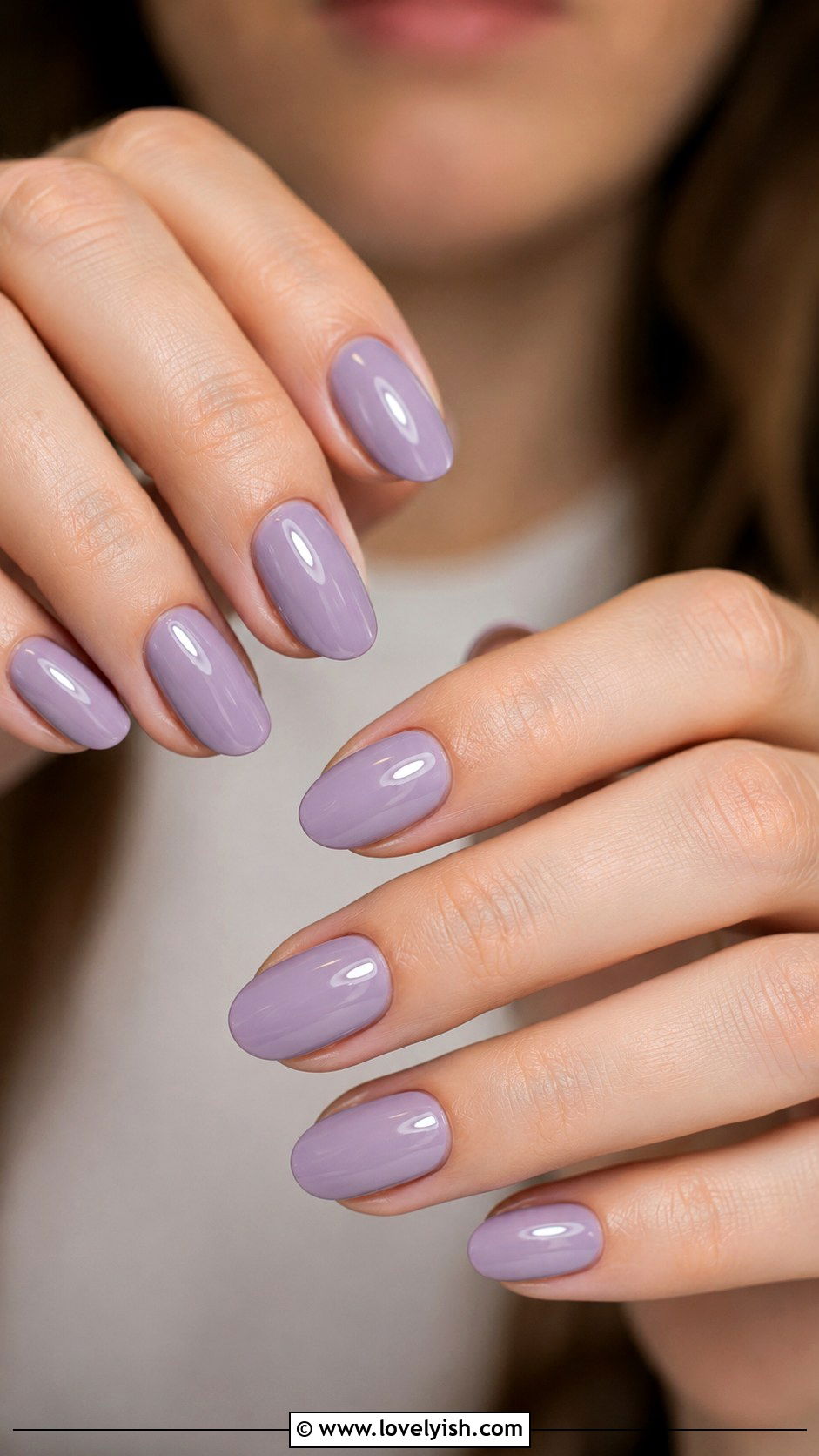 Soft Lavender Bridal Nails - 25 wedding nails for bride - 25 wedding nails for bride