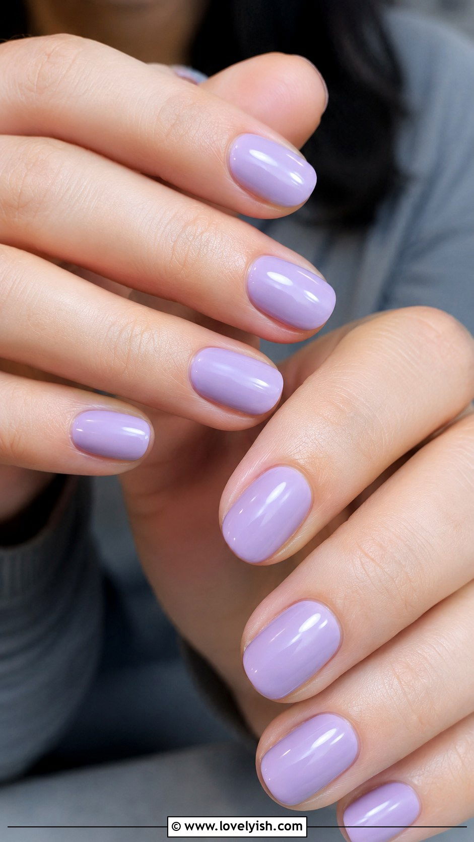 Soft Lavender Nails - 50 trendy simple nail designs - 50 trendy simple nail designs