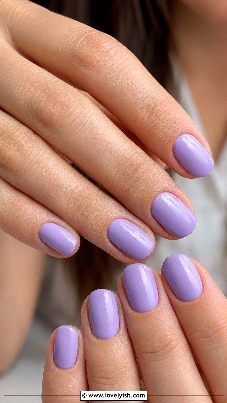 Soft Lavender Nails - 50 minimalist nails - 50 minimalist nails