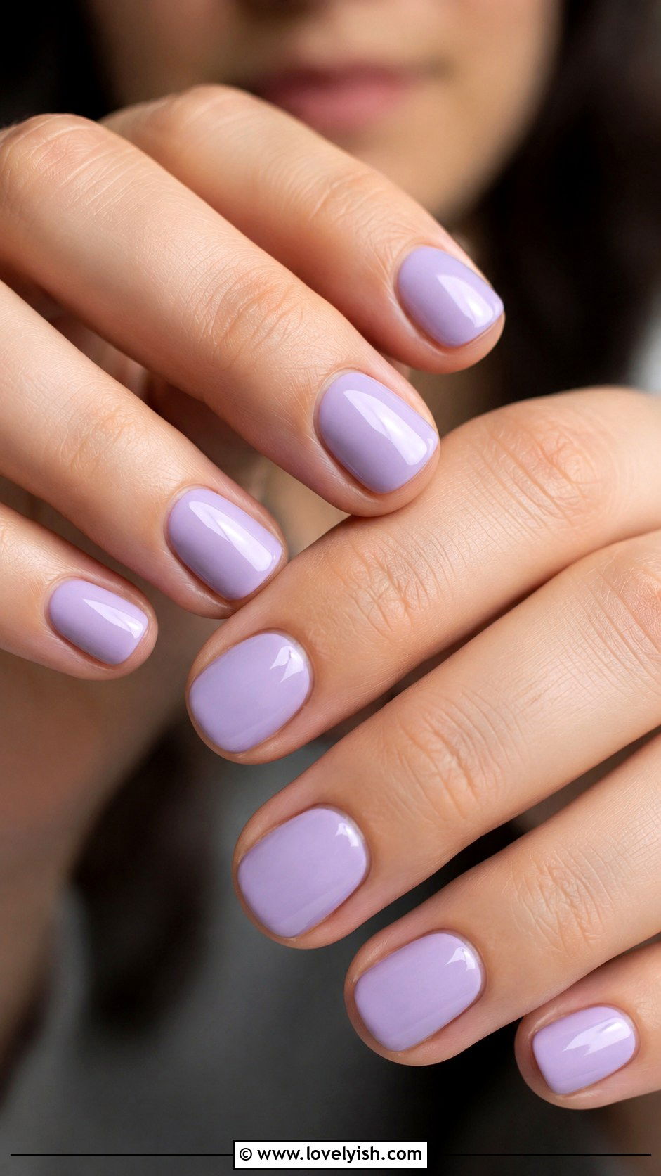 Soft Lilac Nails - 50 trendy simple nail designs - 50 trendy simple nail designs