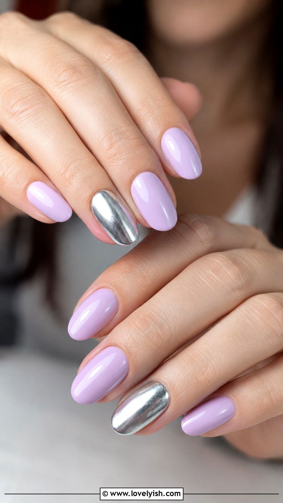 Soft Lilac Pastel Easter Nails - 44 easter nail designs - 44 easter nail designs