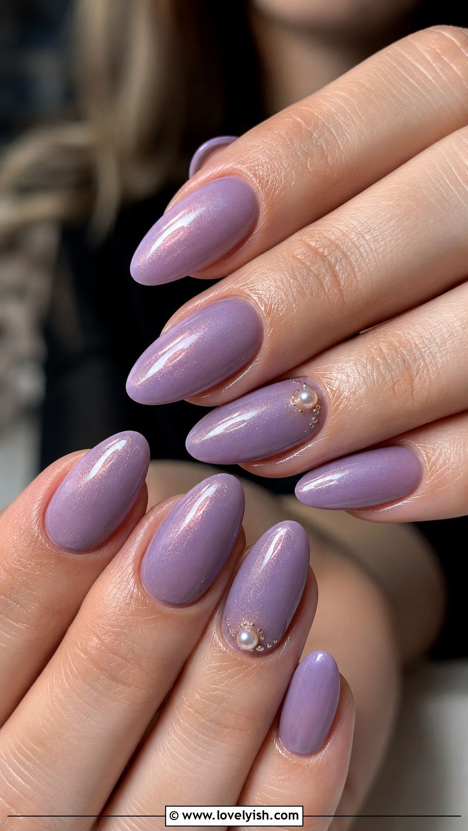 Soft Lilac Wedding Nails - 38 wedding nail designs - 38 wedding nail designs