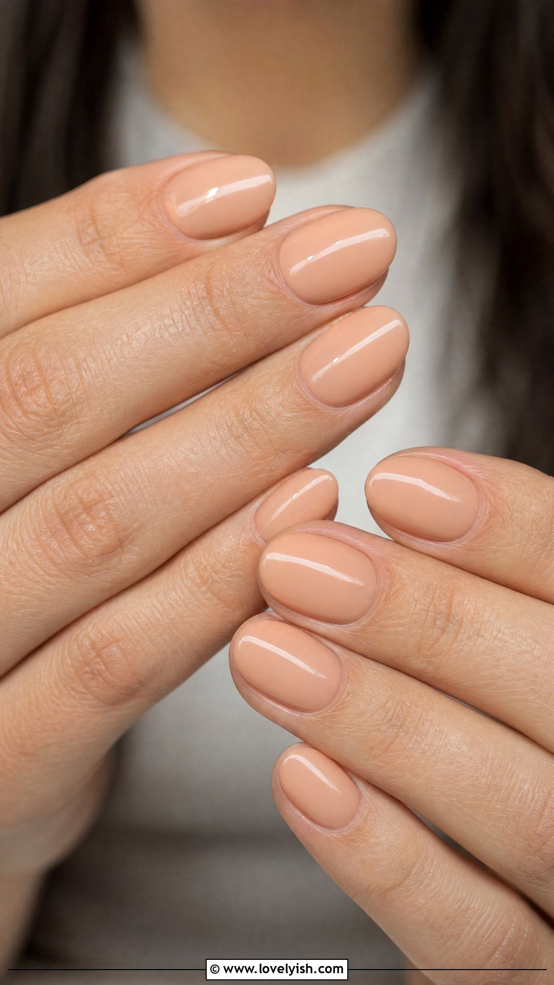 Soft Nude Oval Nails - 50 natural nails - 50 natural nails