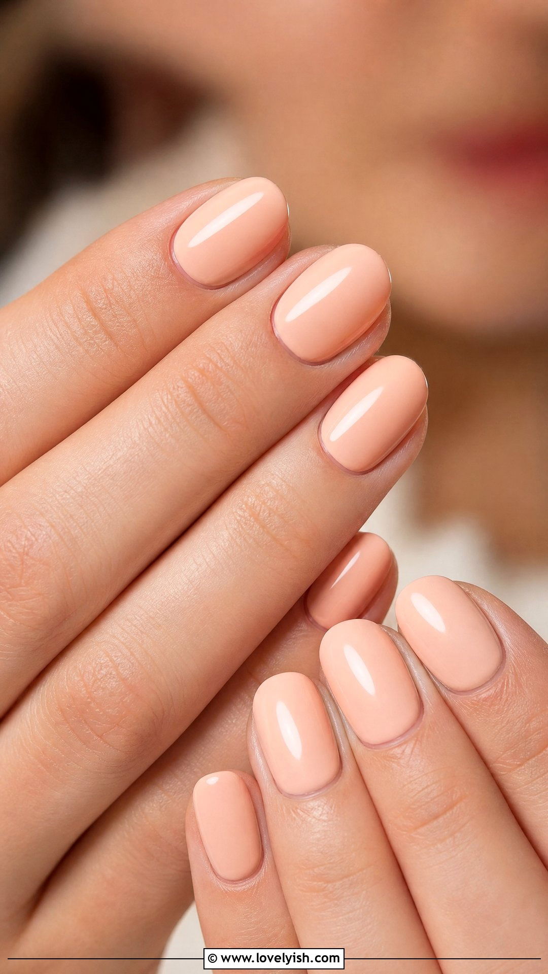 Soft Peach Wedding Nails - 50 classic wedding nails - 50 classic wedding nails