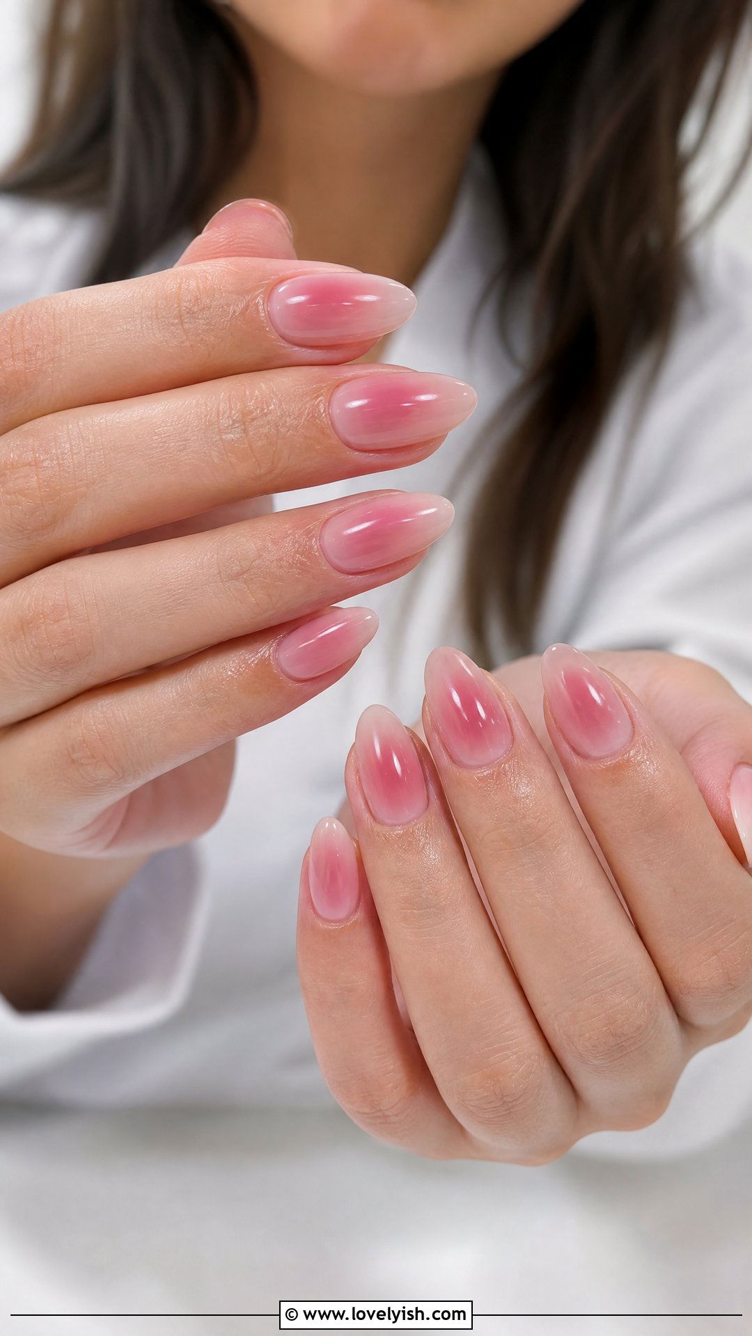 Soft Pink Aura Nails - 25 beautiful nail designs - 25 beautiful nail designs