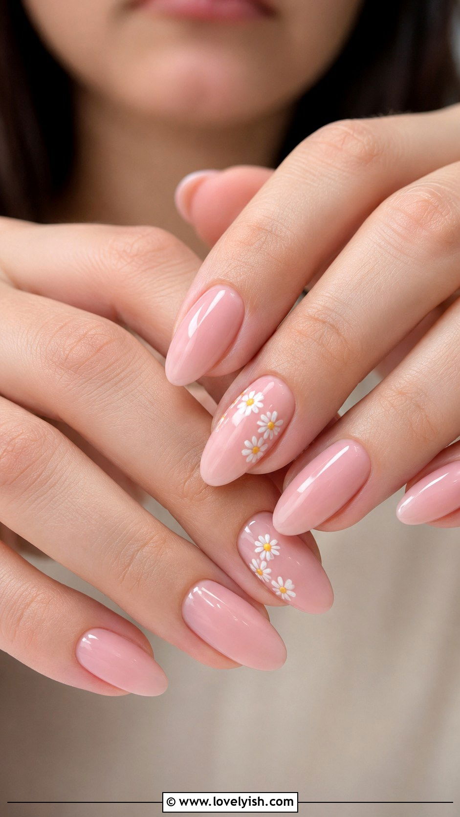 Soft Pink Floral Balletcore Nails - 50 balletcore nails - 50 balletcore nails