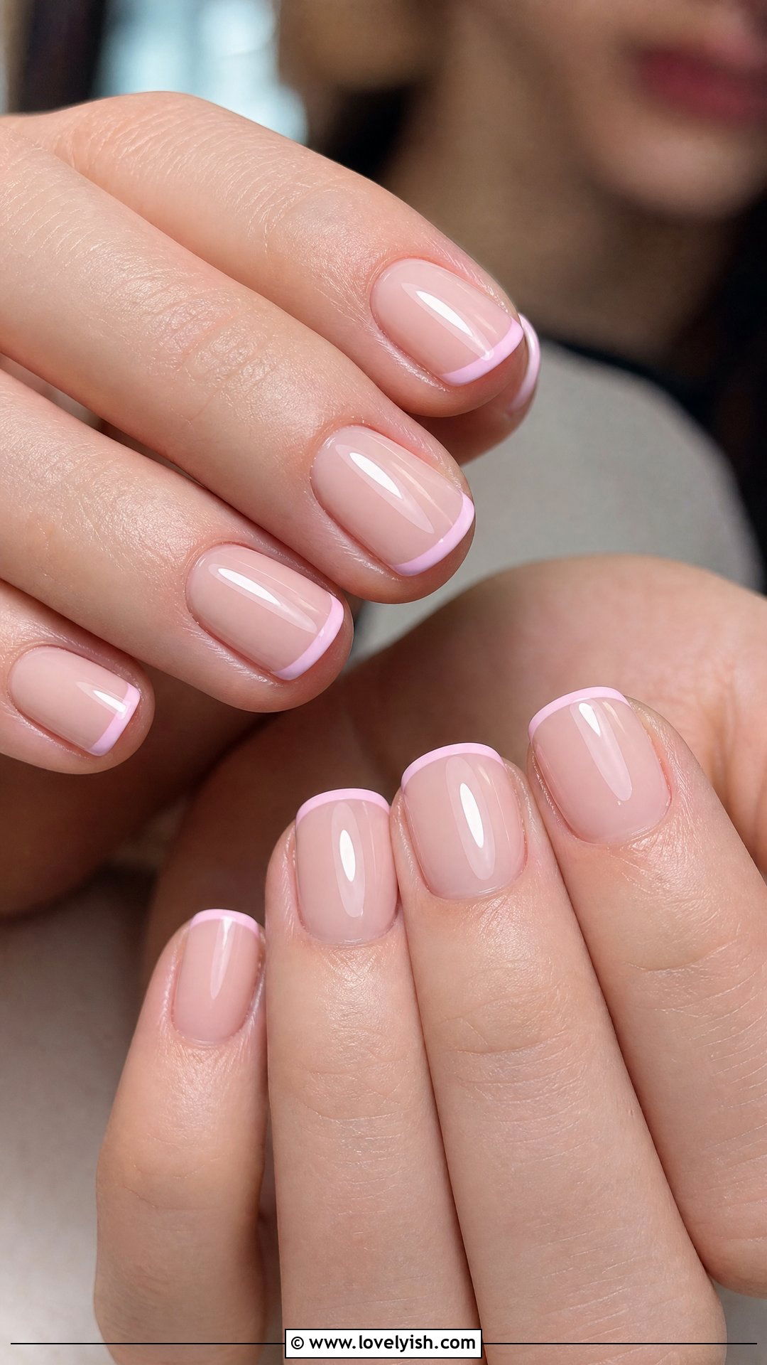Soft Pink French Tip Nails - 50 classic nail designs - 50 classic nail designs