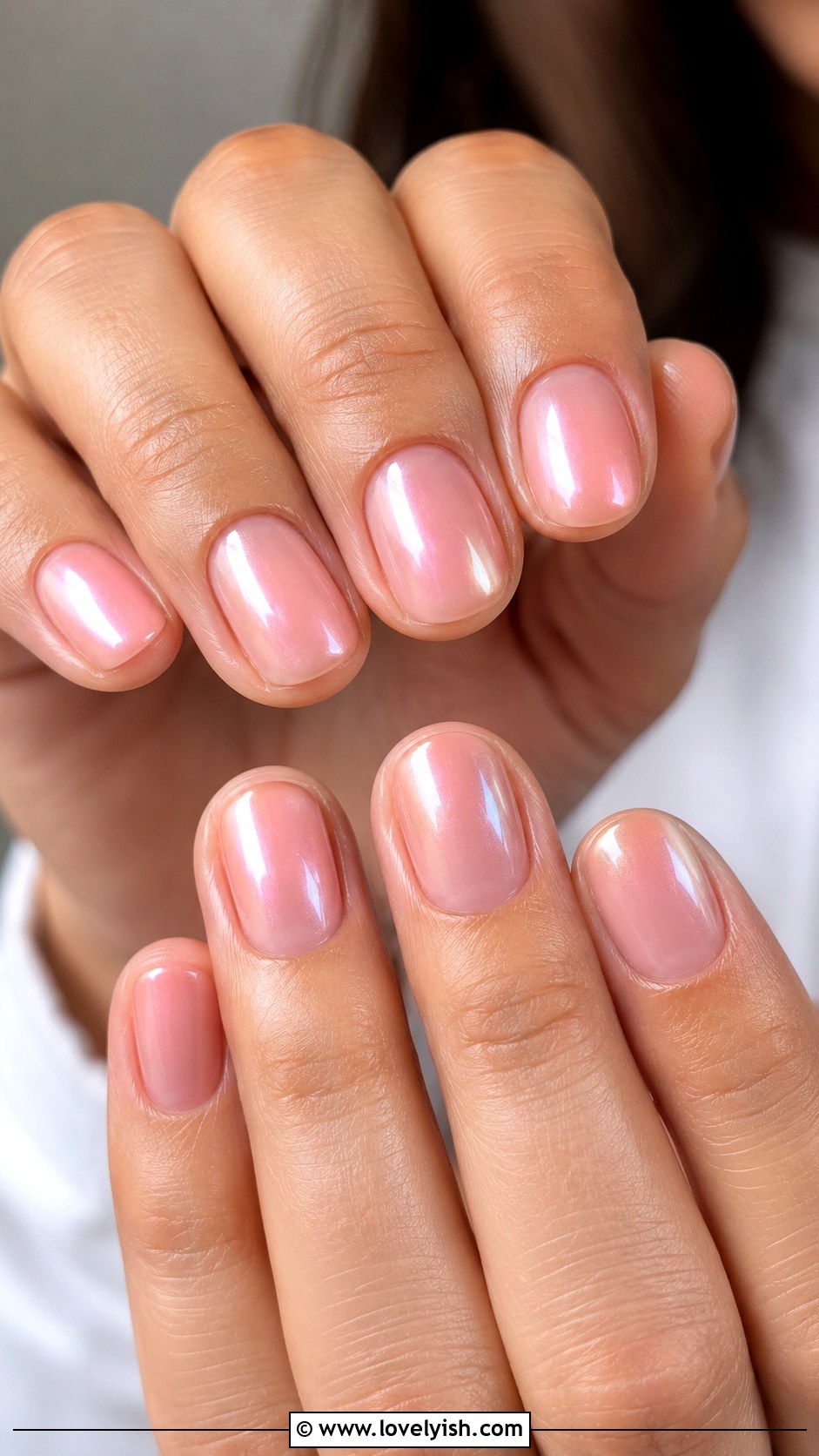 Soft Pink Glazed Donut Easter Nails - 44 easter nail designs - 44 easter nail designs