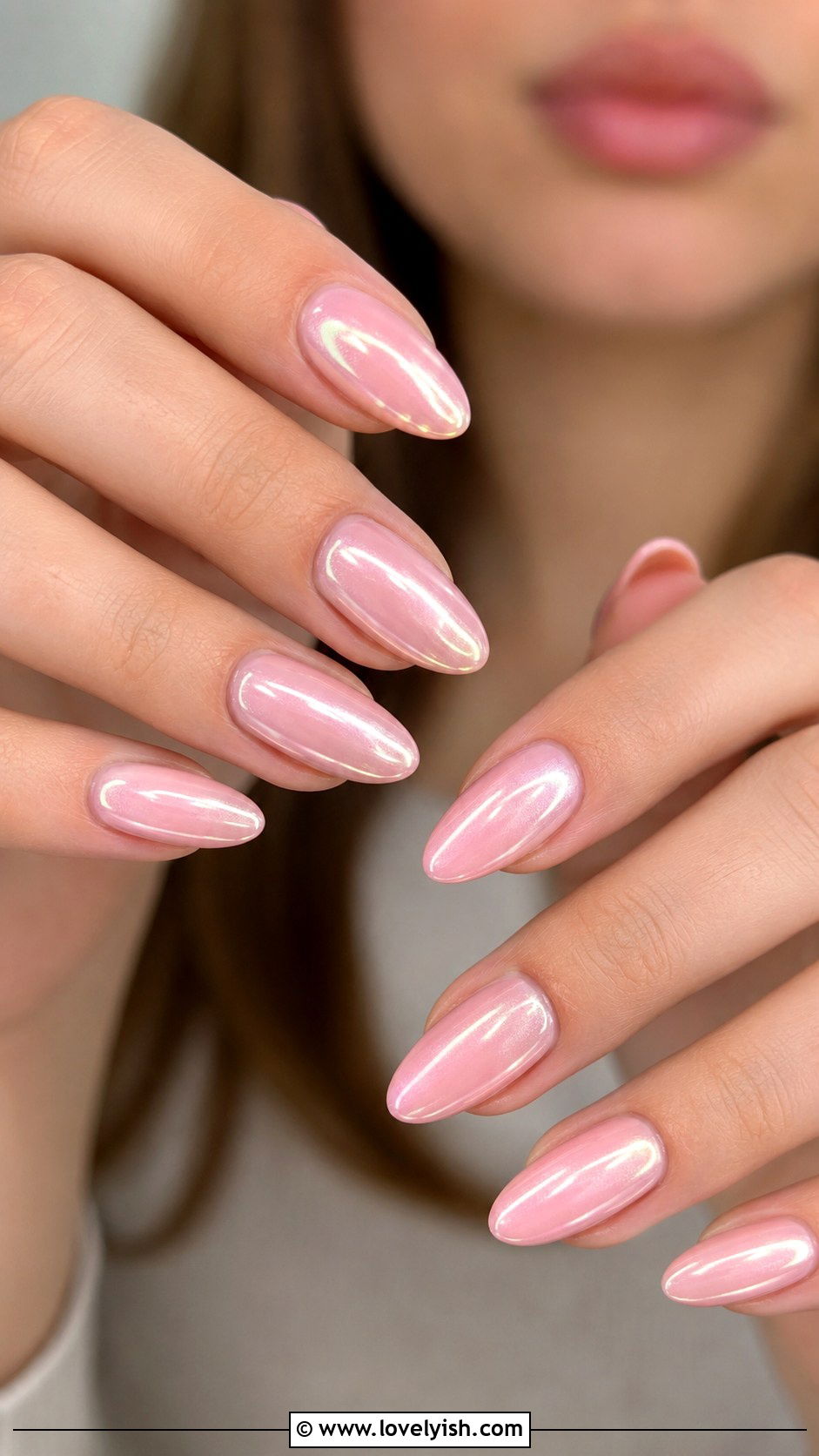 Soft Pink Glazed Donut Nails - 25 trendy nail designs - 25 trendy nail designs