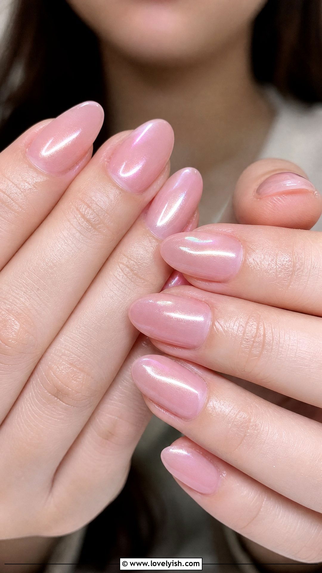 Soft Pink Glazed Donut Nails - 36 nails design 2026 - 36 nails design 2026