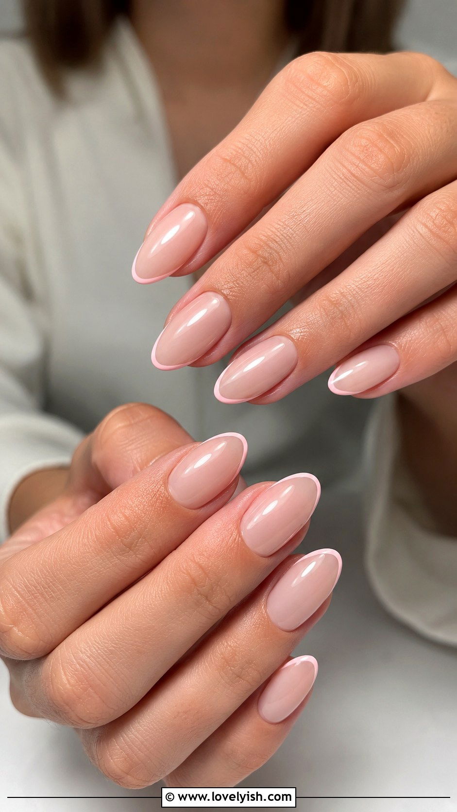 Soft Pink Micro French Nails - 38 may nail ideas - 38 may nail ideas