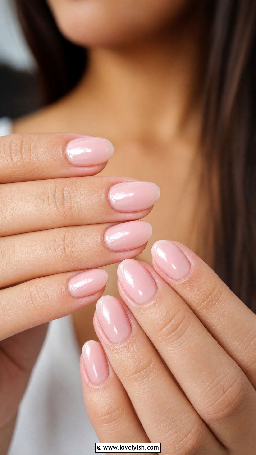 Soft Pink Milky Nails - 38 simple nail art designs - 38 simple nail art designs
