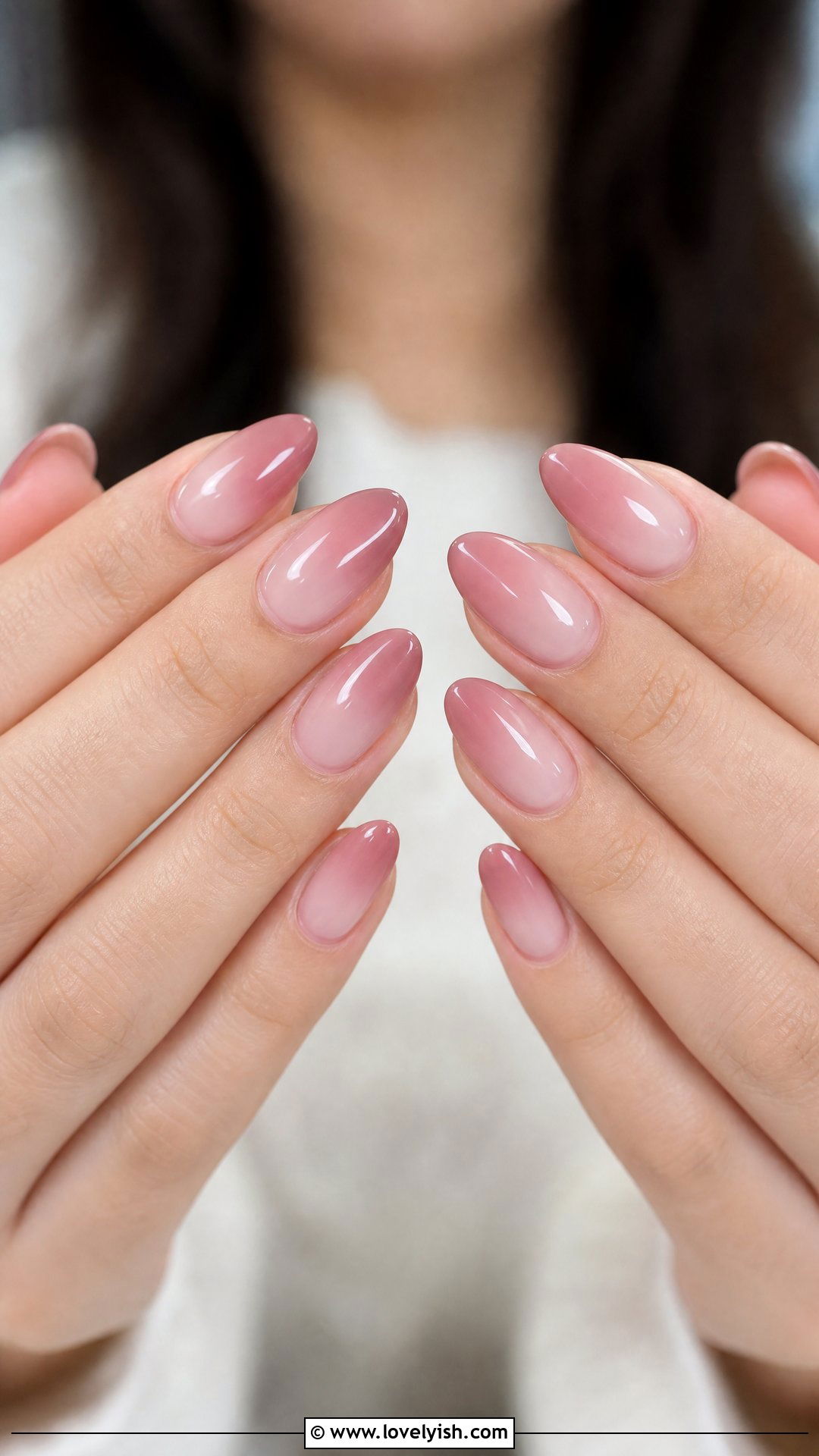 Soft Pink Ombre Bridal Nails - 50 bridal nails - 50 bridal nails