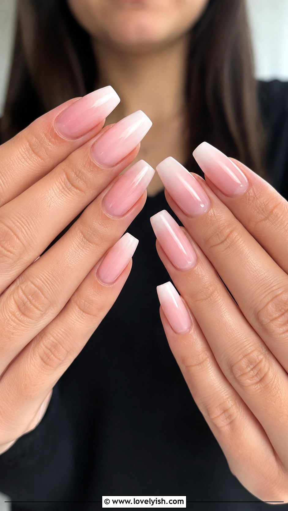 Soft Pink Ombre Dip Nails - 25 dip nail designs - 25 dip nail designs