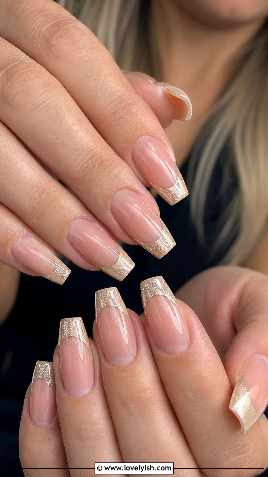 Soft Pink Pearl Wedding Nails - 50 pretty nails - 50 pretty nails
