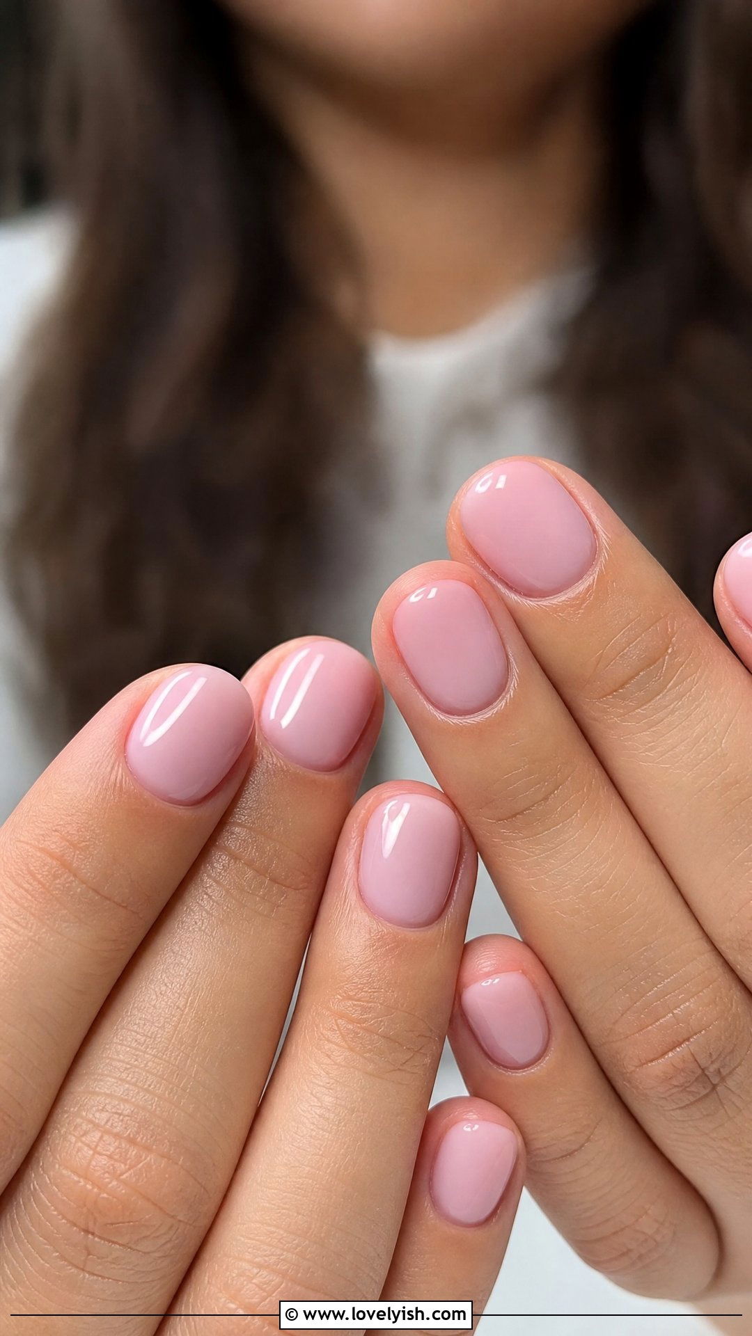 Soft Pink Round Nails - 50 round nails - 50 round nails