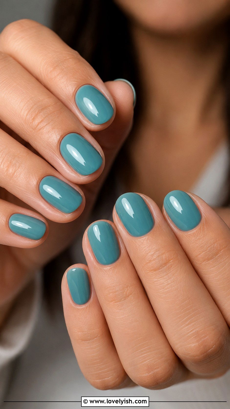 Soft Teal Ocean Nails - 50 ocean nails - 50 ocean nails