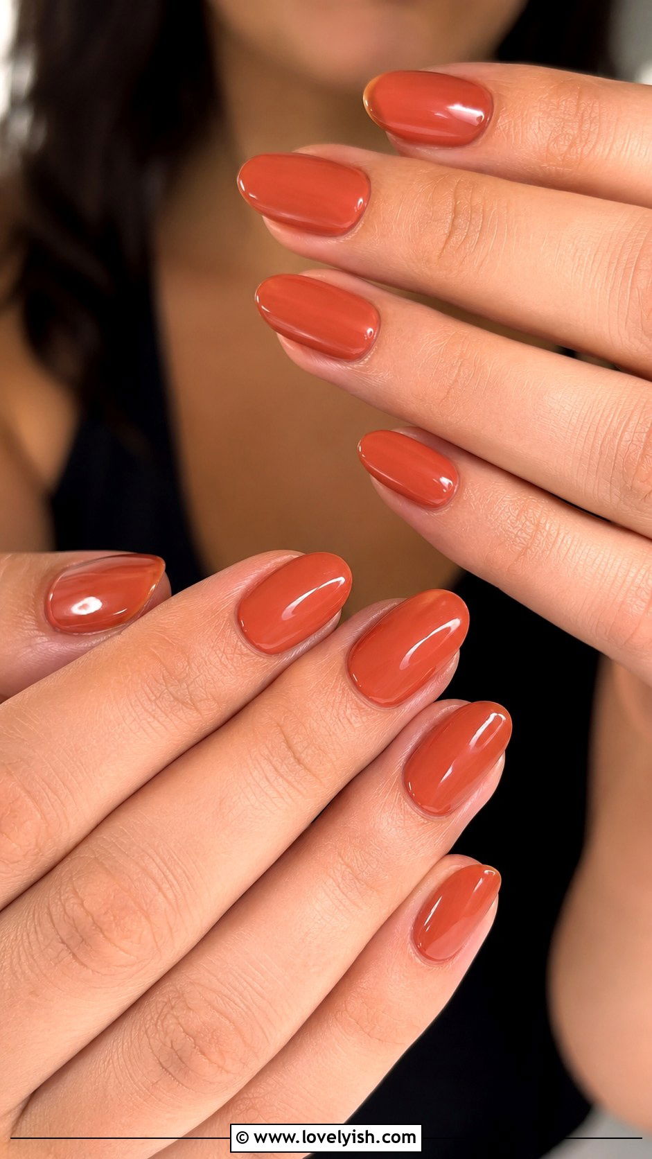 Soft Terracotta Nails - 50 trendy simple nail designs - 50 trendy simple nail designs