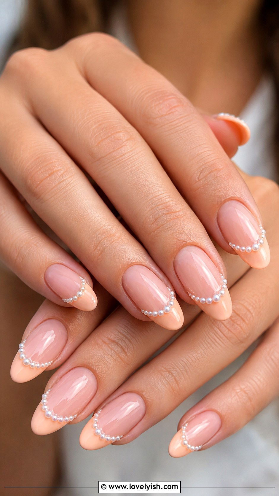Sparkly Tip Glitter French Prom Nails - 50 prom nails - 50 prom nails