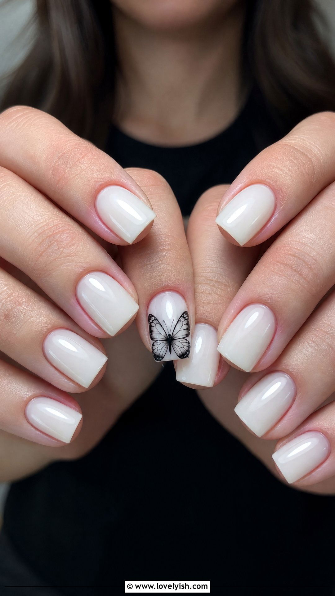 Square Tip Butterfly Nails - 50 butterfly nails - 50 butterfly nails
