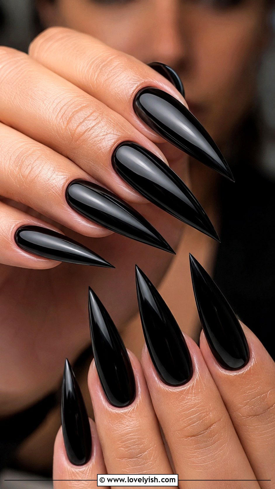 Stiletto Nail Shape - 45 nail shapes - 45 nail shapes