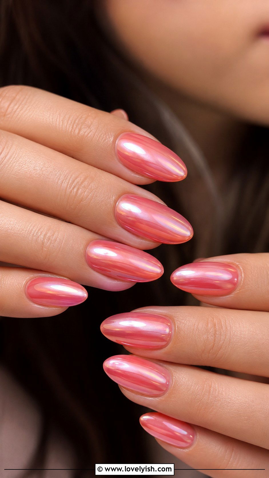 Strawberry Glazed Nail Extensions - 48 nail extensions - 48 nail extensions