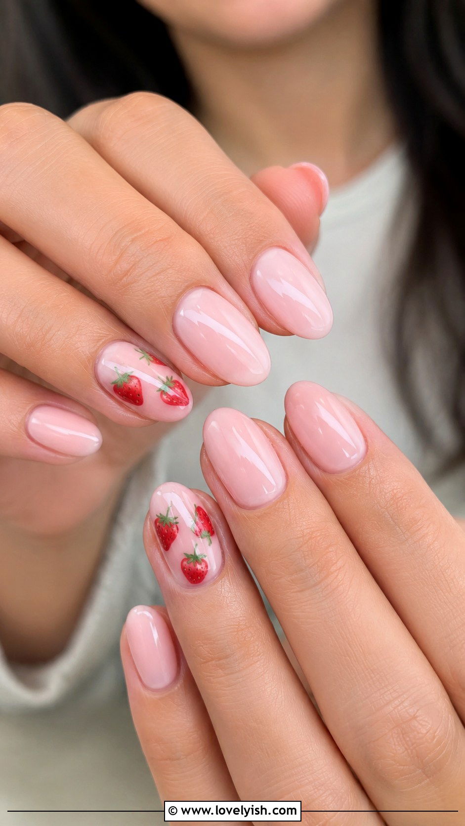 Strawberry Milk Acrylic Nails - 42 acrylic nail designs - 42 acrylic nail designs
