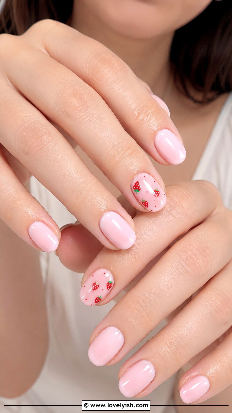 Strawberry Milk Balletcore Nails - 50 balletcore nails - 50 balletcore nails