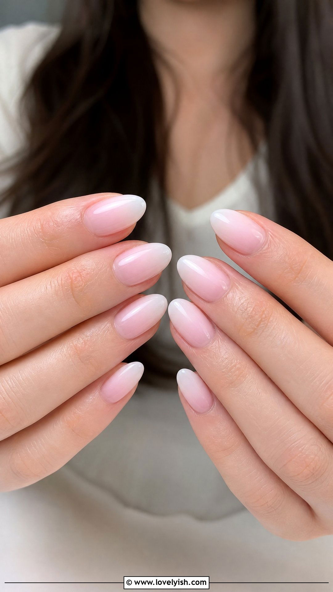 Strawberry Milk Builder Gel Nails - 50 builder gel nails - 50 builder gel nails