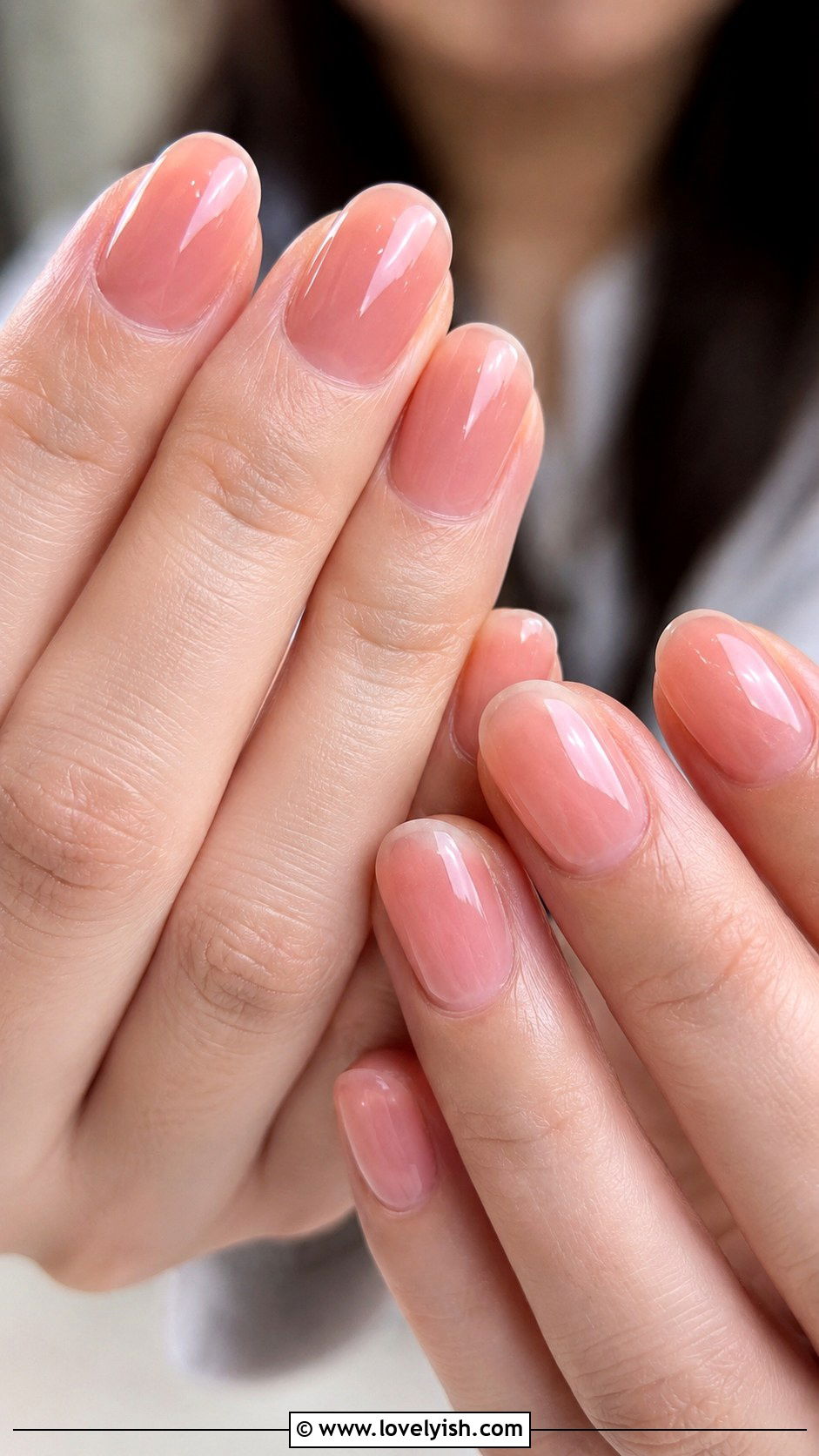 Strawberry Milk Nails - 50 natural nails - 50 natural nails