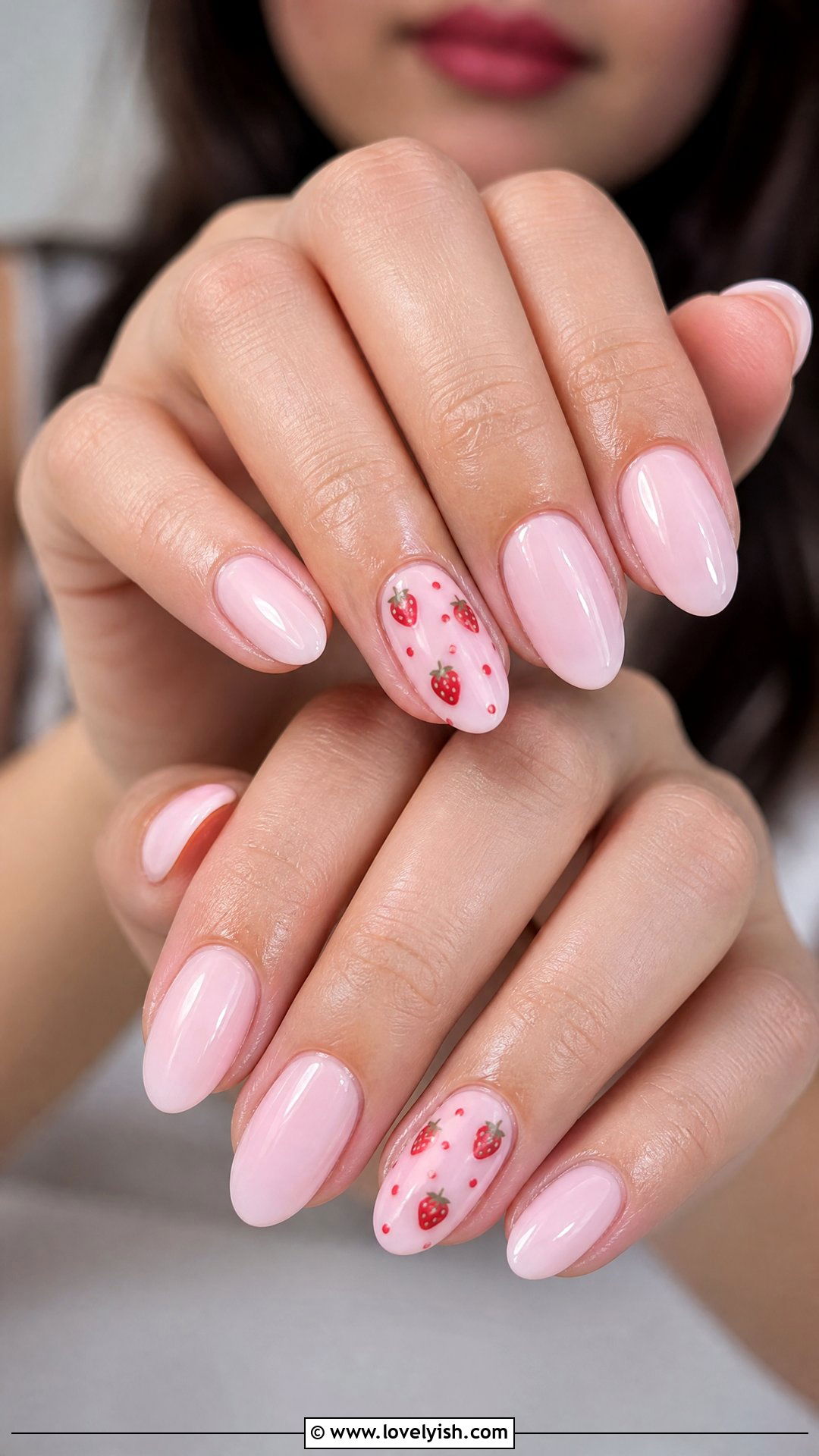 Strawberry Milk Nails - 39 nail ideas 2026 - 39 nail ideas 2026