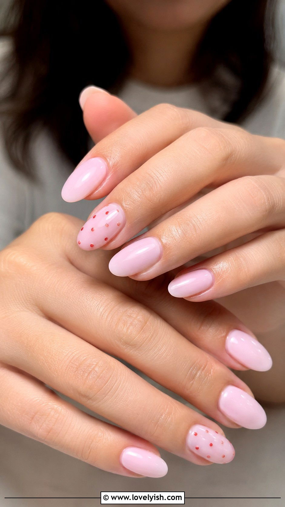 Strawberry Milk Pink Nails - 50 light pink nails - 50 light pink nails