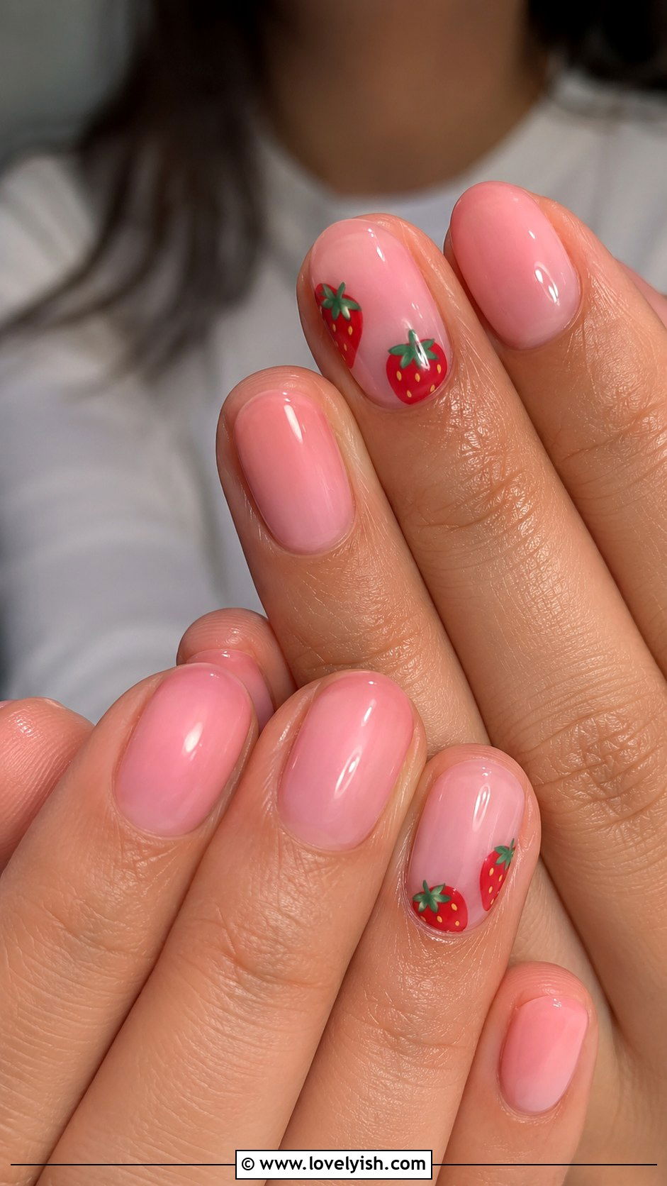 Strawberry Nail Art - 50 diy nail art - 50 diy nail art
