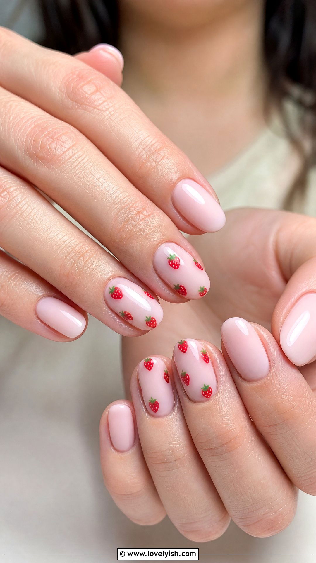 Strawberry Nails - 50 popular nail designs - 50 popular nail designs