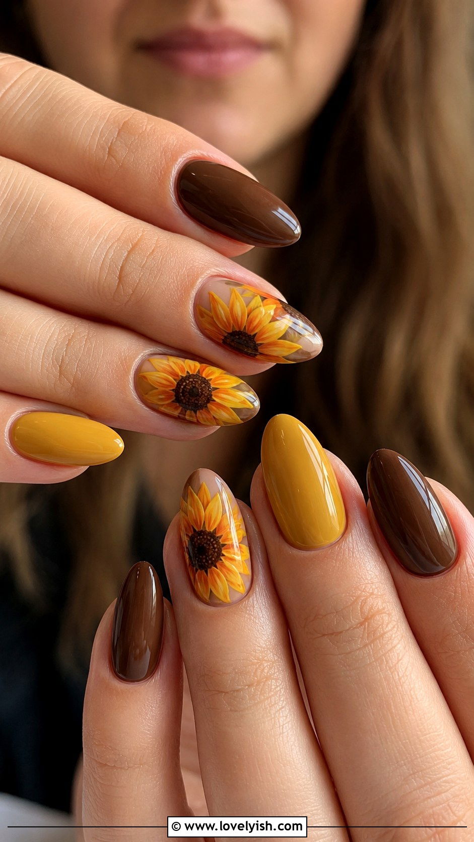 Sunflower Western Nails - 50 western nail designs - 50 western nail designs