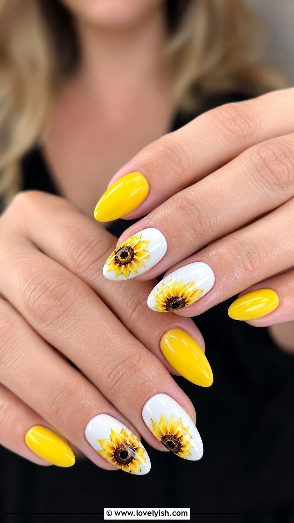 Sunflower Yellow Nails - 50 preppy nails - 50 preppy nails