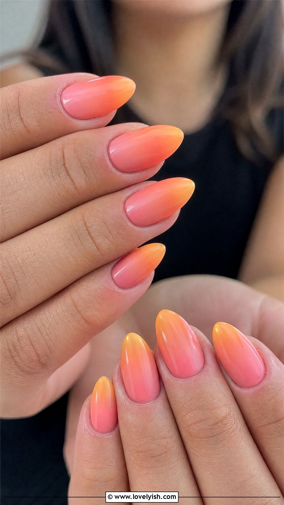 Sunset Ombre Nails - 44 nails designs - 44 nails designs