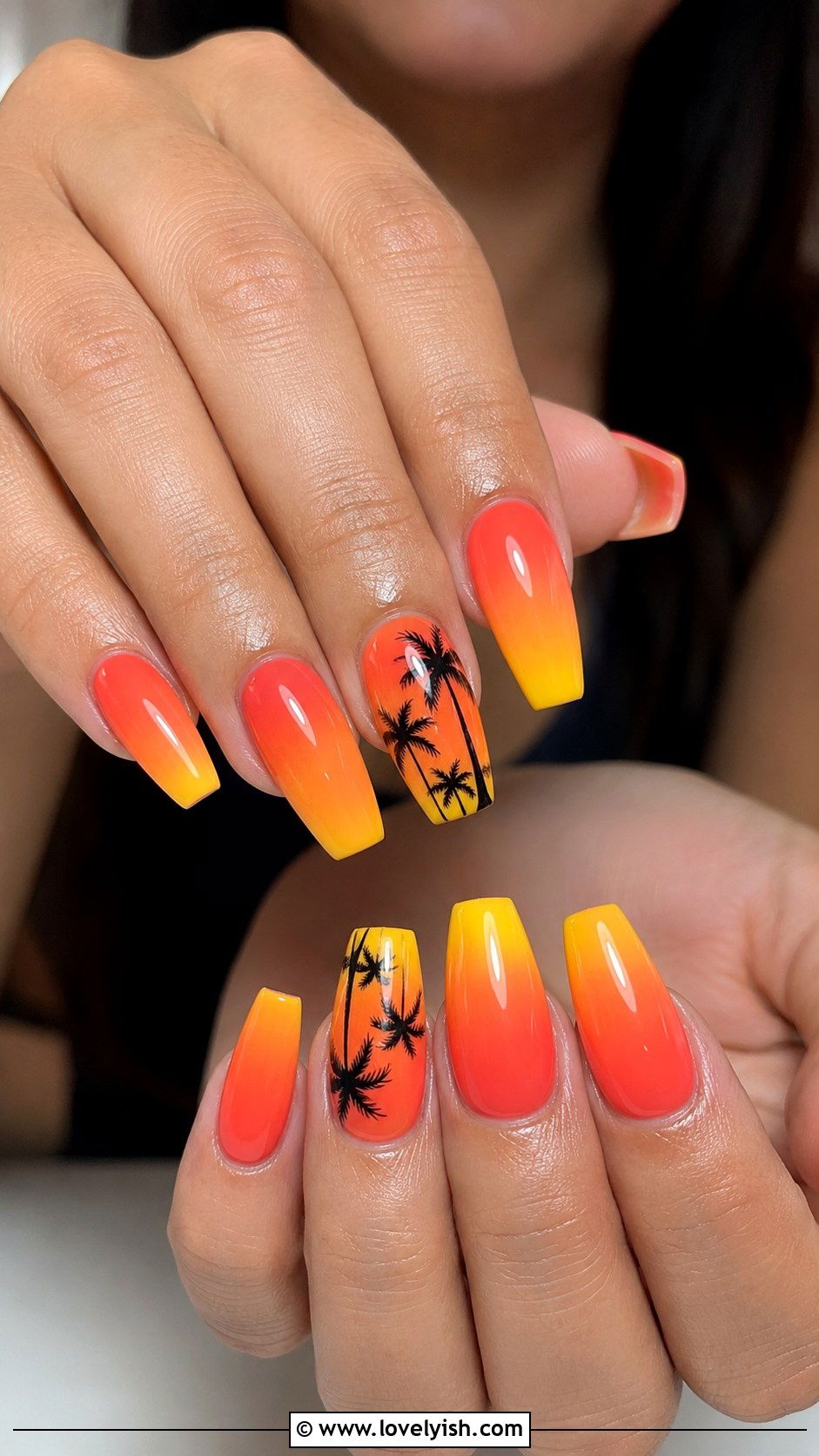 Sunset Ombre Nails - 43 nail art ideas - 43 nail art ideas