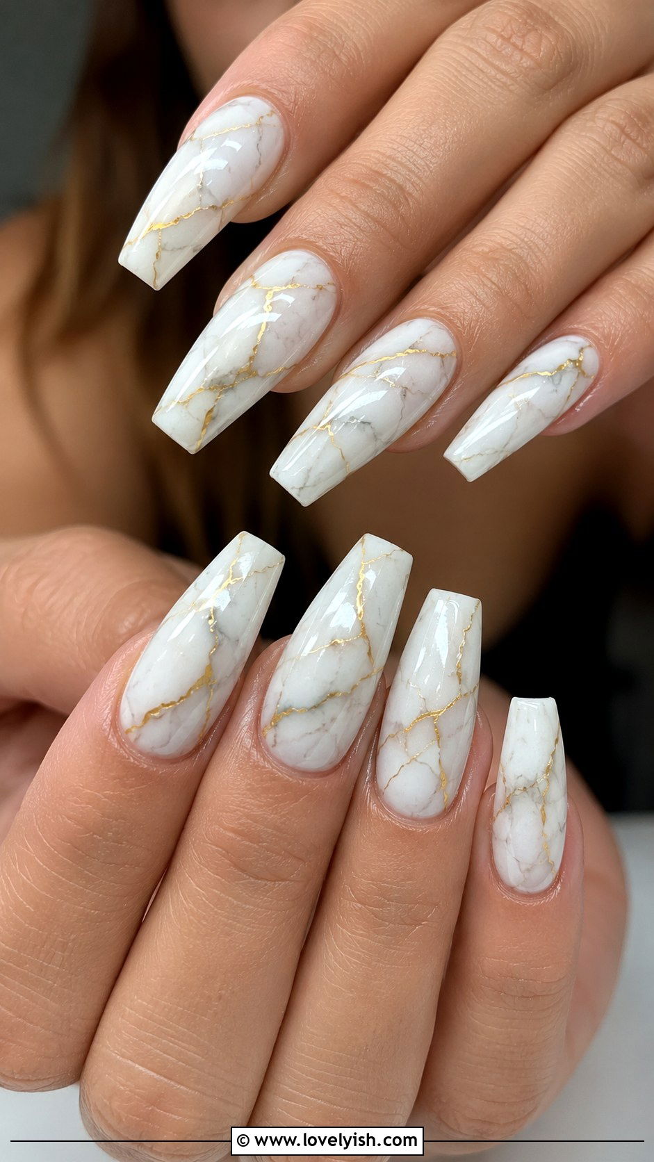 Teal and Gold Ocean Vacation Nails - 50 vacation nails - 50 vacation nails