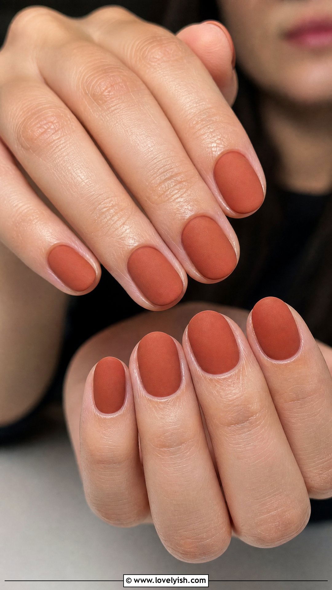 Terra Cotta Matte Nails - 36 nails design 2026 - 36 nails design 2026